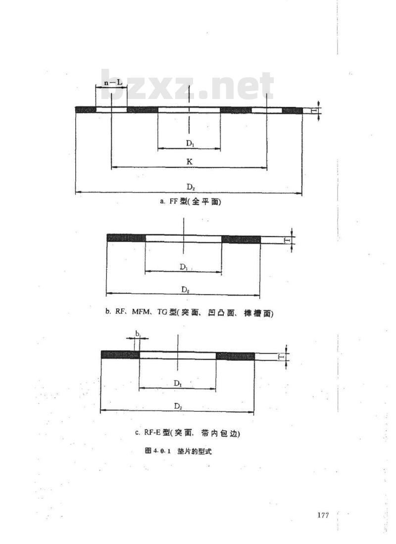 HG 20606-1997 钢制管法兰用非金属平垫片(欧洲体系)