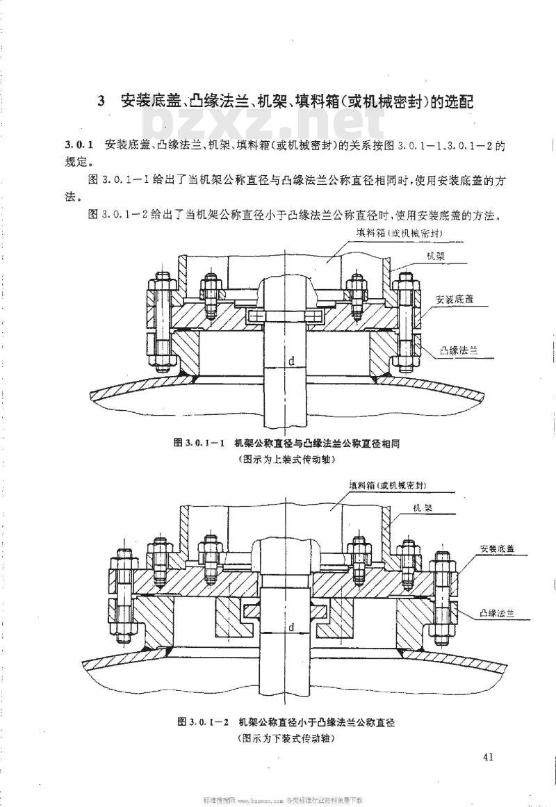 HG/T 21565-1995 搅拌传动装置--安装底盖
