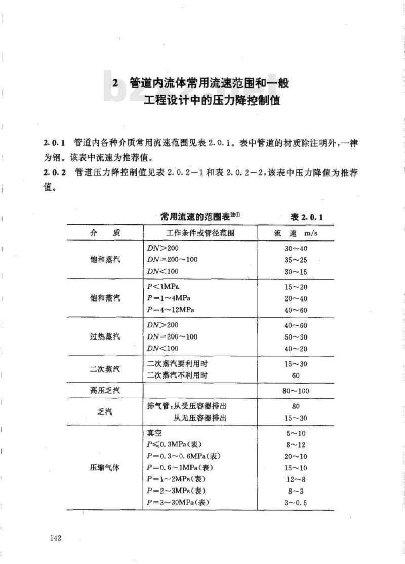 HG/T 20570.6-1995 管径选择
