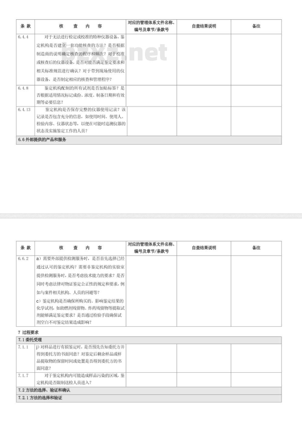 CNAS-CL08-A003：2018 司法鉴定法庭科学机构能力认可准则在微量物证鉴定领域的应用说明