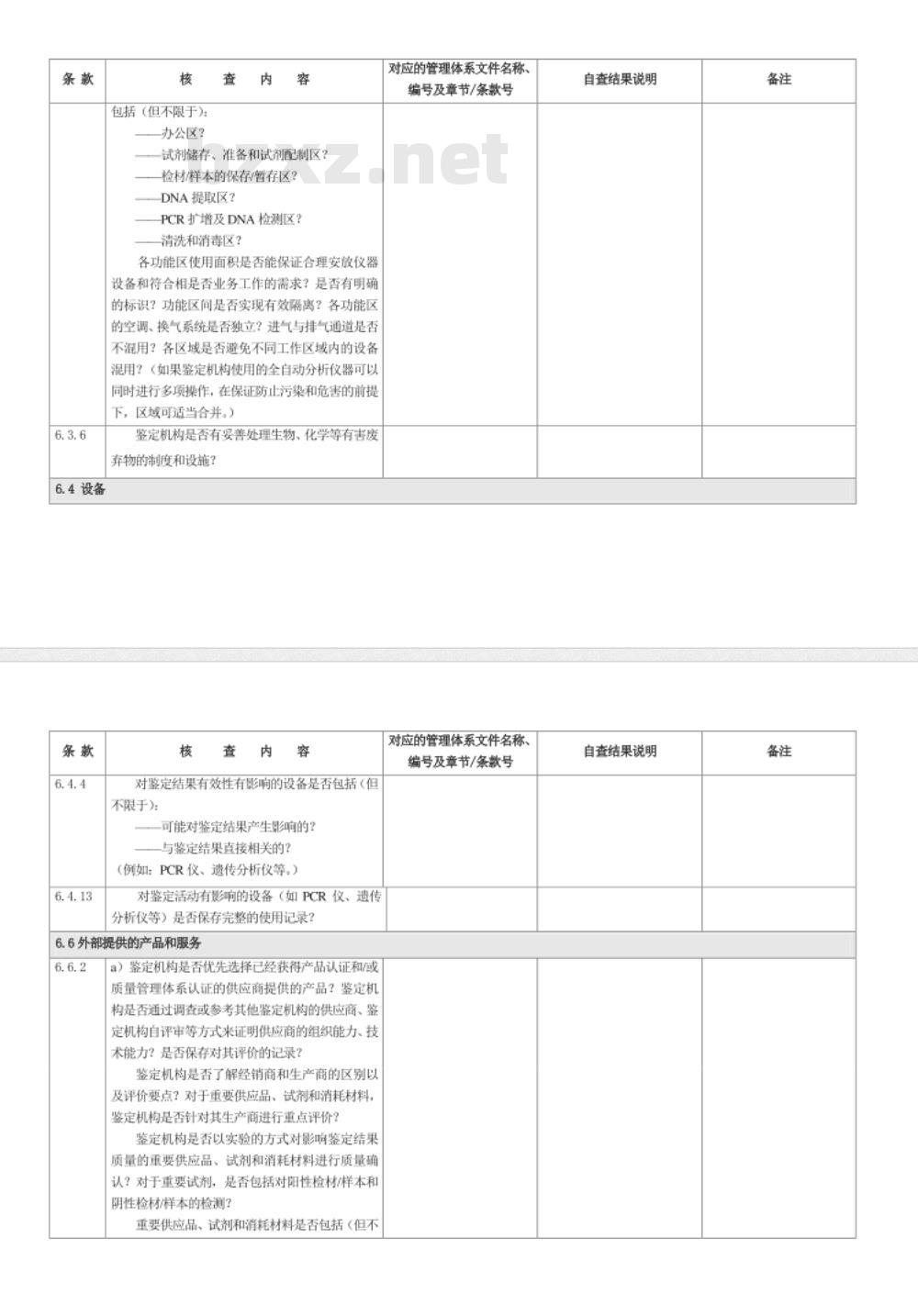 CNAS-CL08-A002：2018 司法鉴定法庭科学机构能力认可准则在法医物证DNA鉴定领域的应用说明