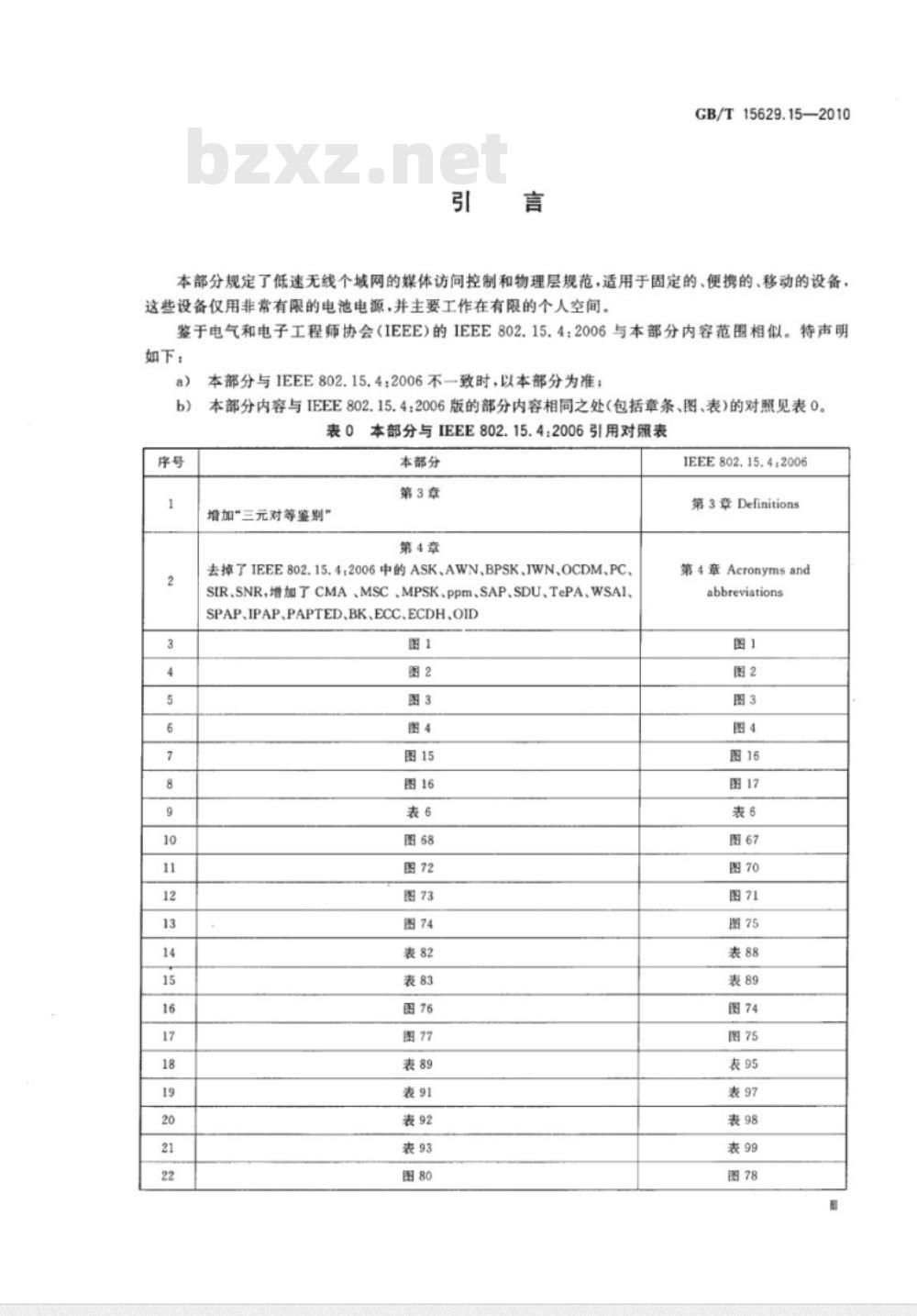 GB/T 15629.15-2010 信息技术 系统间远程通信和信息交换 局域网和城域网 特定要求 第15部分：低速无线个域网（WPAN）媒体访问控制和物理层规范