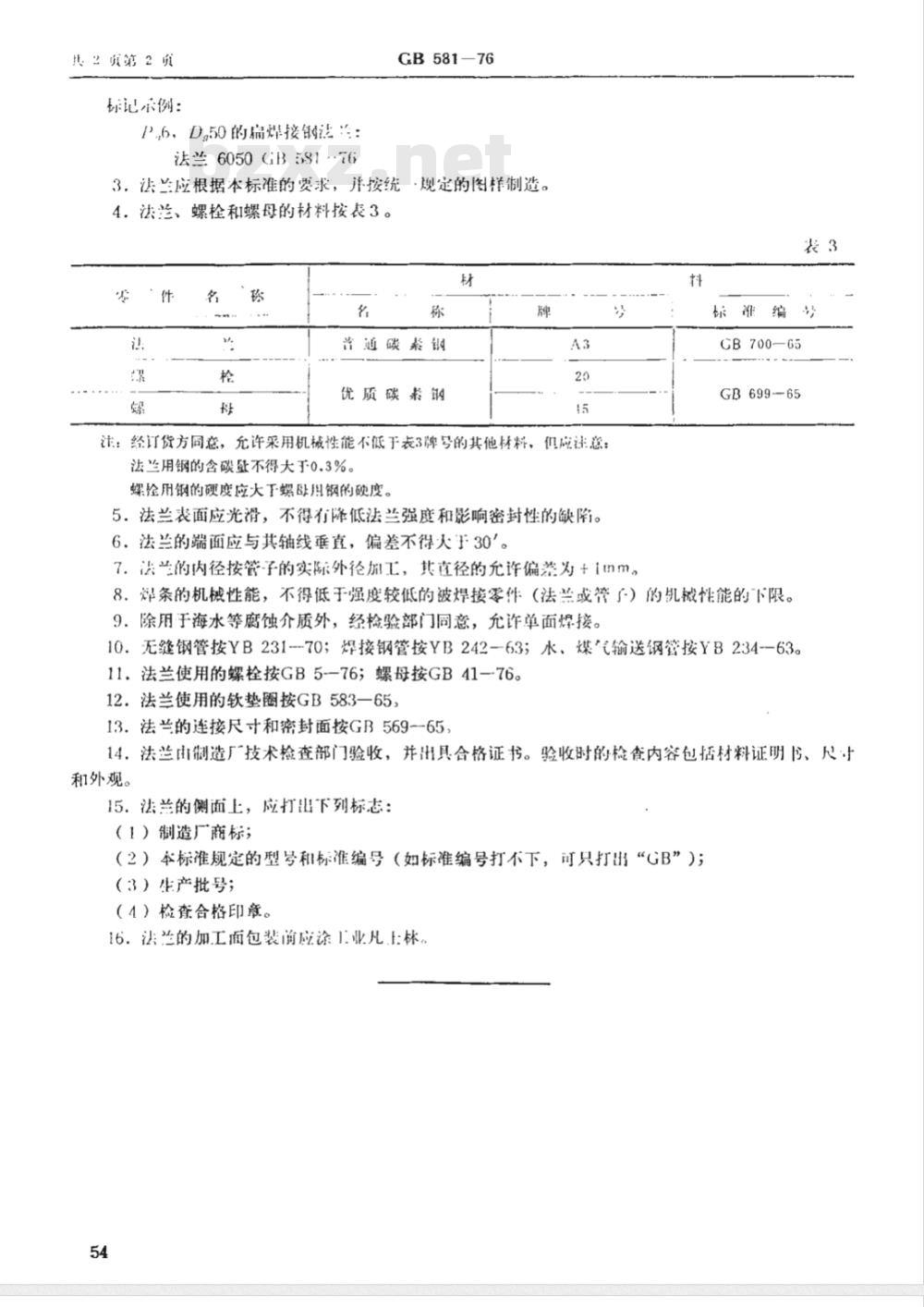 CB/T 3847-1999 船用扁圆形焊接钢法兰