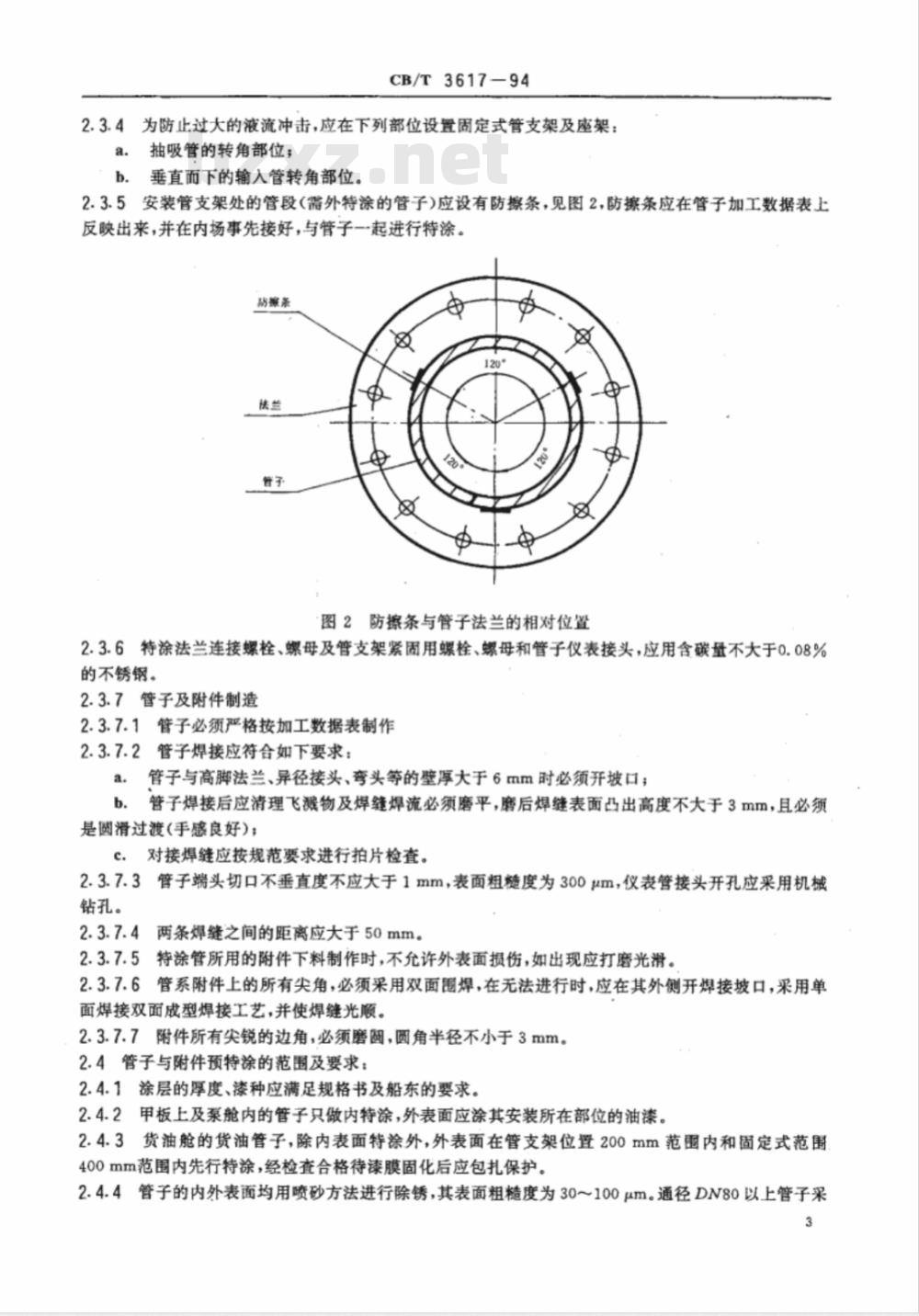 CB/T 3617-1994 管系及附件特种涂装质量要求