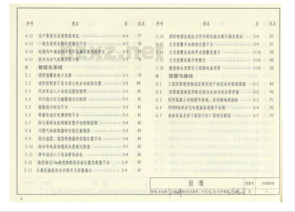 05SDX006 民用建筑工程设计常见问题分析及图示（电气专业）