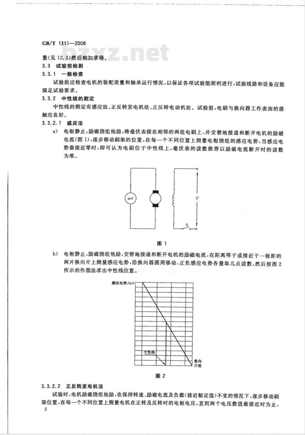 GB/T 1311-2008 直流电机试验方法