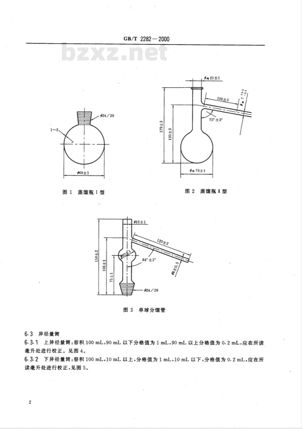 GB/T 2282-2000焦化轻油类产品馏程的测定 