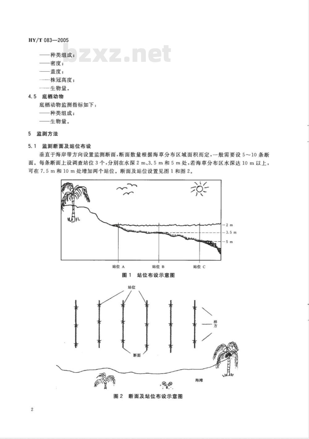 HY/T 083-2005 海草床生态监测技术规程(报批稿)