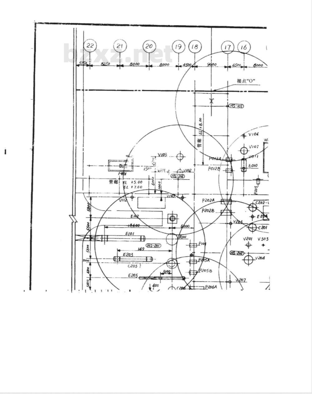 HG/T 20519.12-1992 软管站布置图