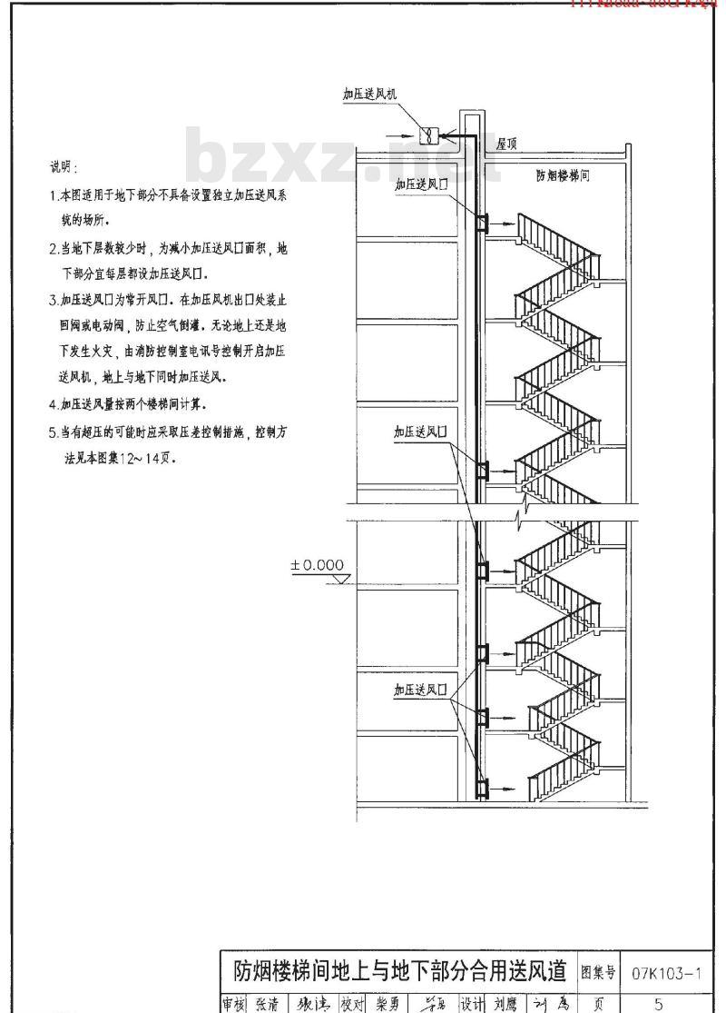 07K103-1 建筑防排烟系统设计和设备附件选用与安装K103-1~2（2007年合订本）
