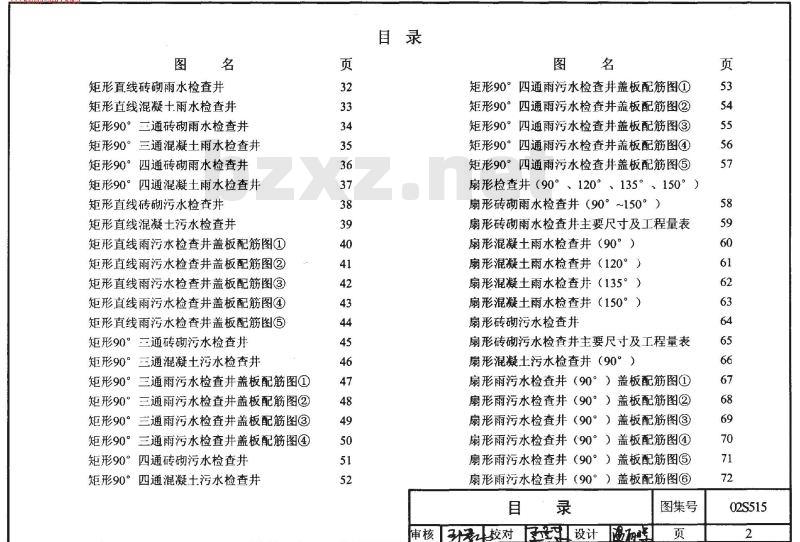 02(03)S515 排水检查井2003年局部修改版