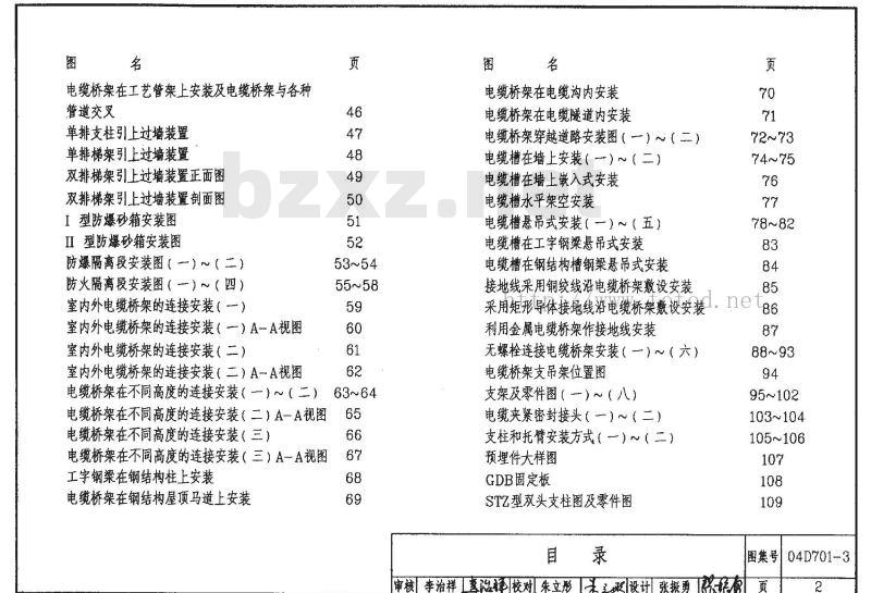 04D701-3 电缆桥架安装