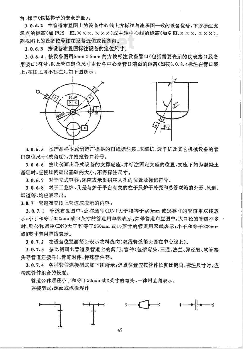 HG/T 20519.11-1992 管道布置图