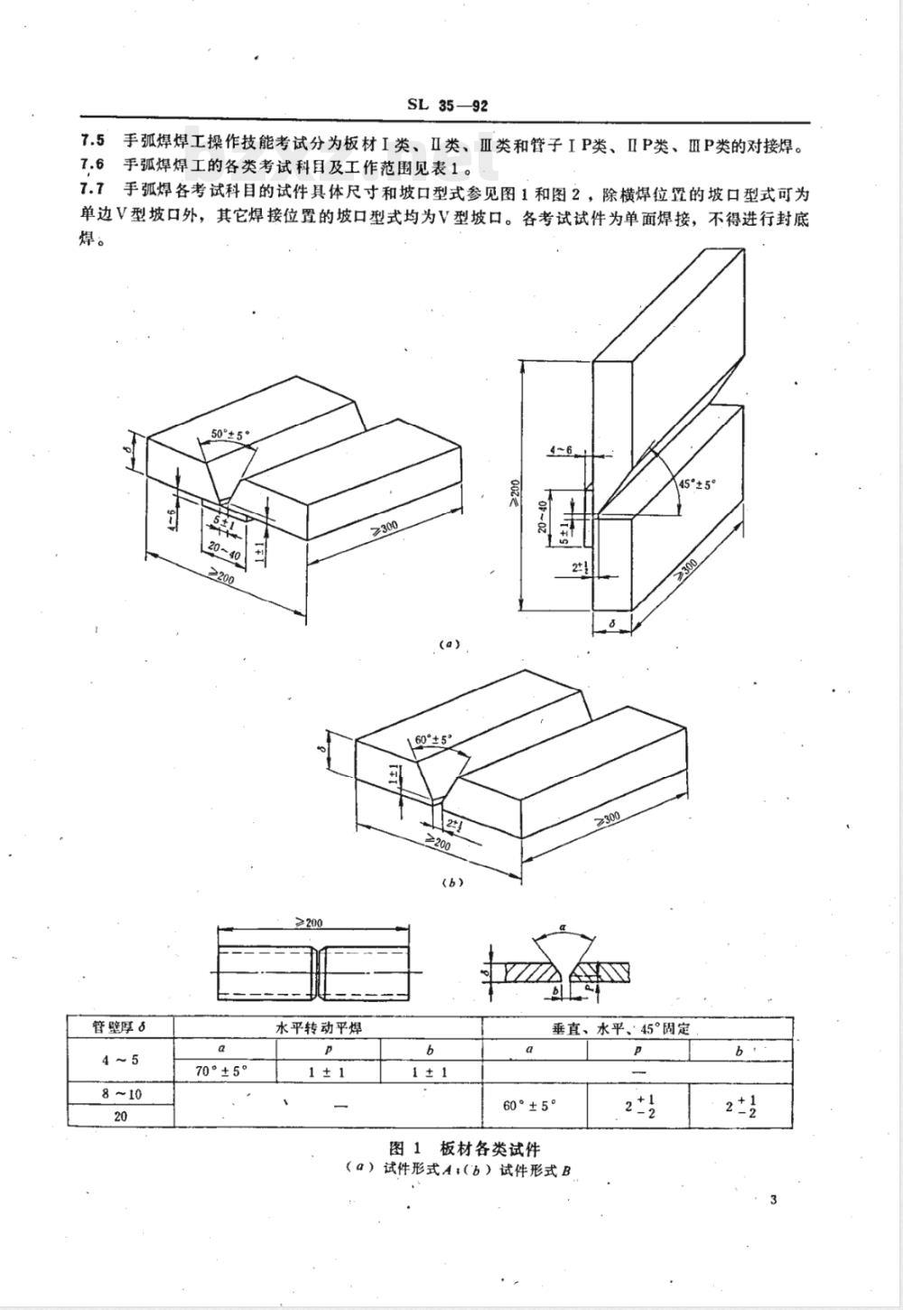 SL 35-1992 水工金属结构焊工考试规则 SL 35-92