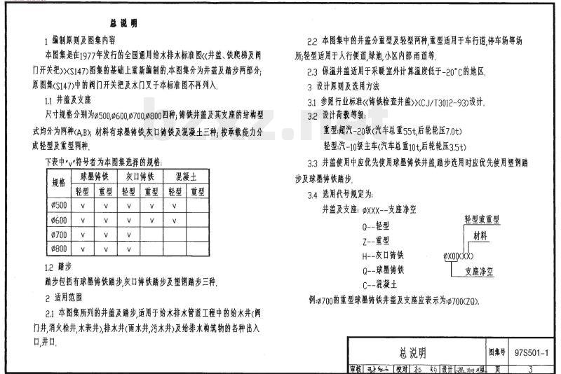 97S501-1井盖及踏步