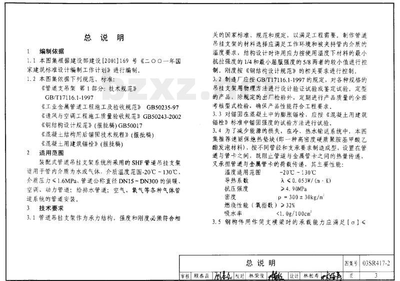 03SR417-2 装配式管道吊挂支架安装图（试用图）