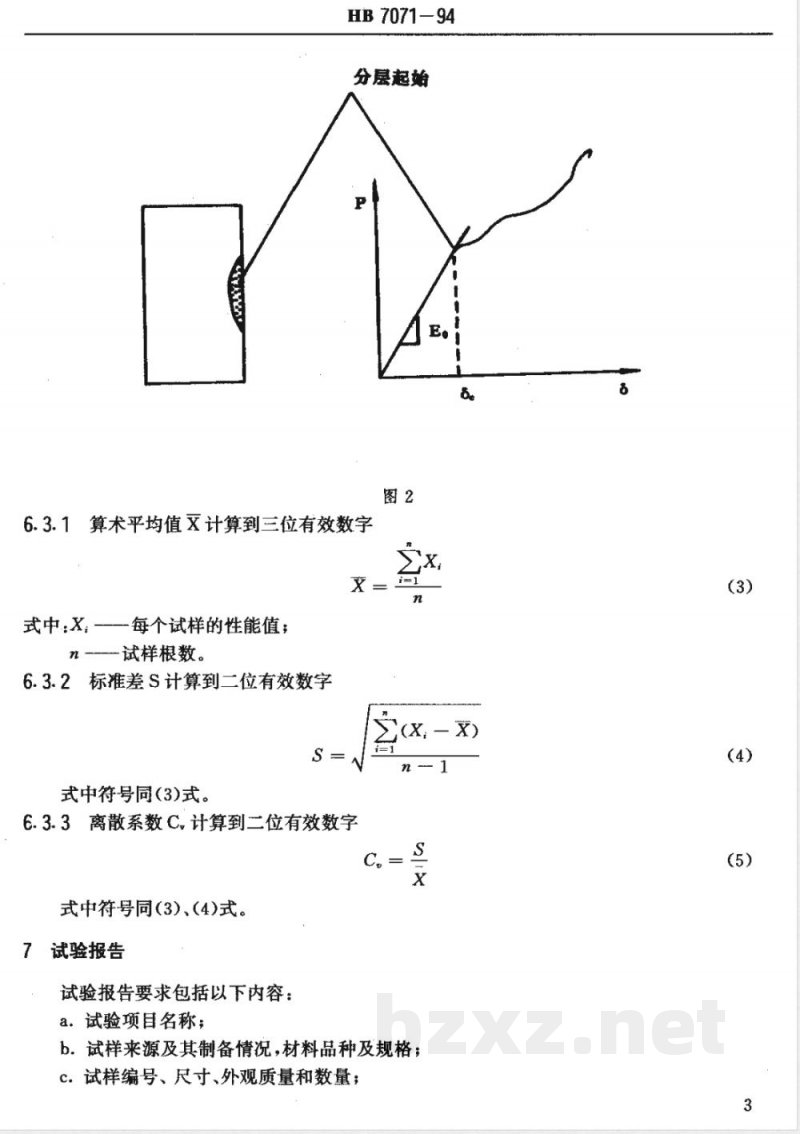 HB 7071-1994 碳纤维复合材料层合板边缘分层拉伸试验方法