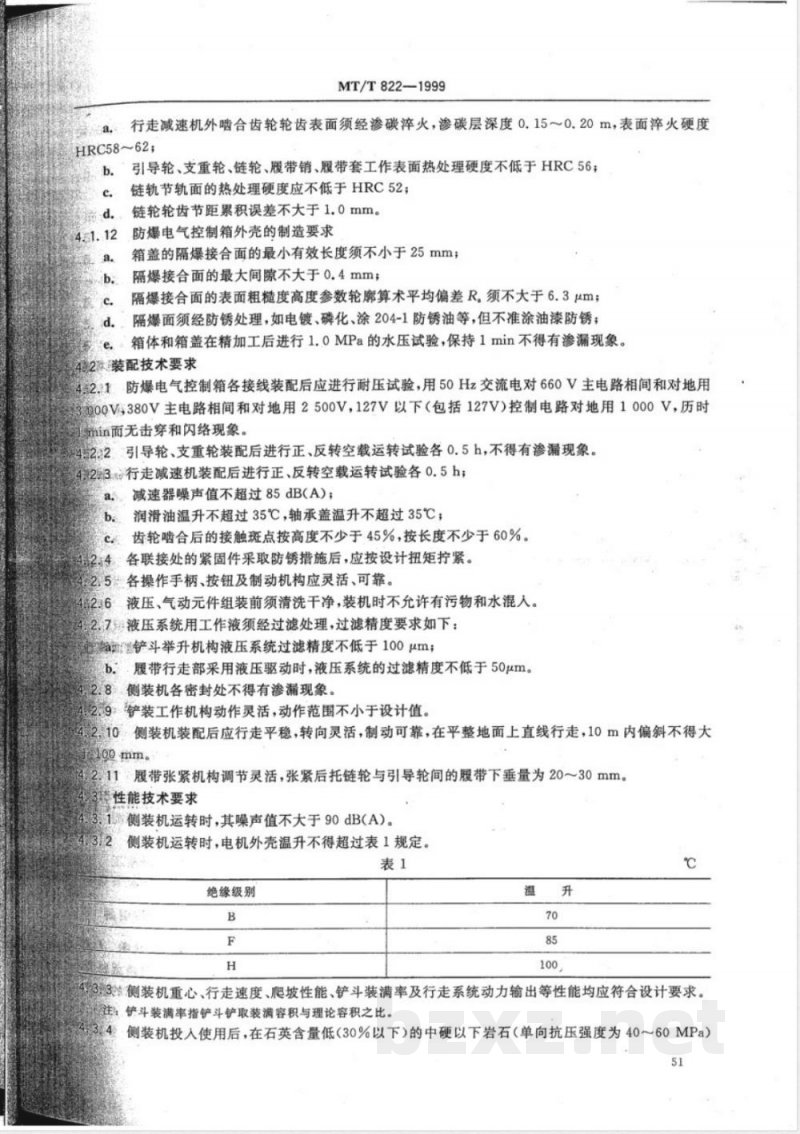 MT/T 822-1999 煤矿用侧卸装岩机